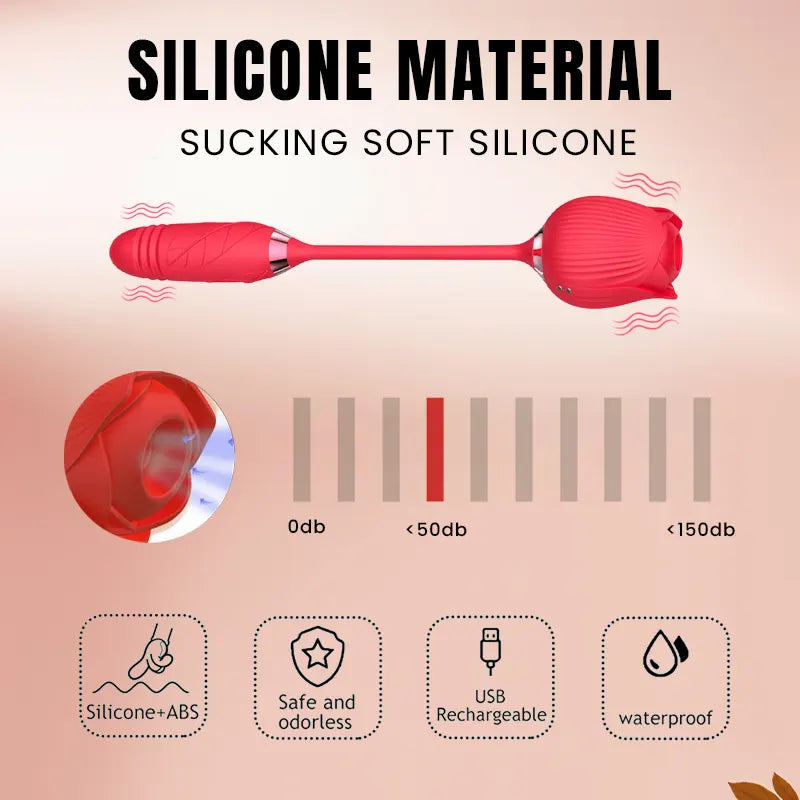 Rose Thrust Bullet Vibrator
