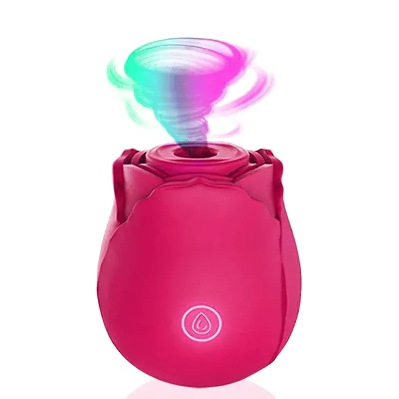 Rose-Shaped Suction Vibrator 
