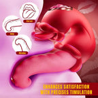 3-in-1 Rose Tongue Vibrator 