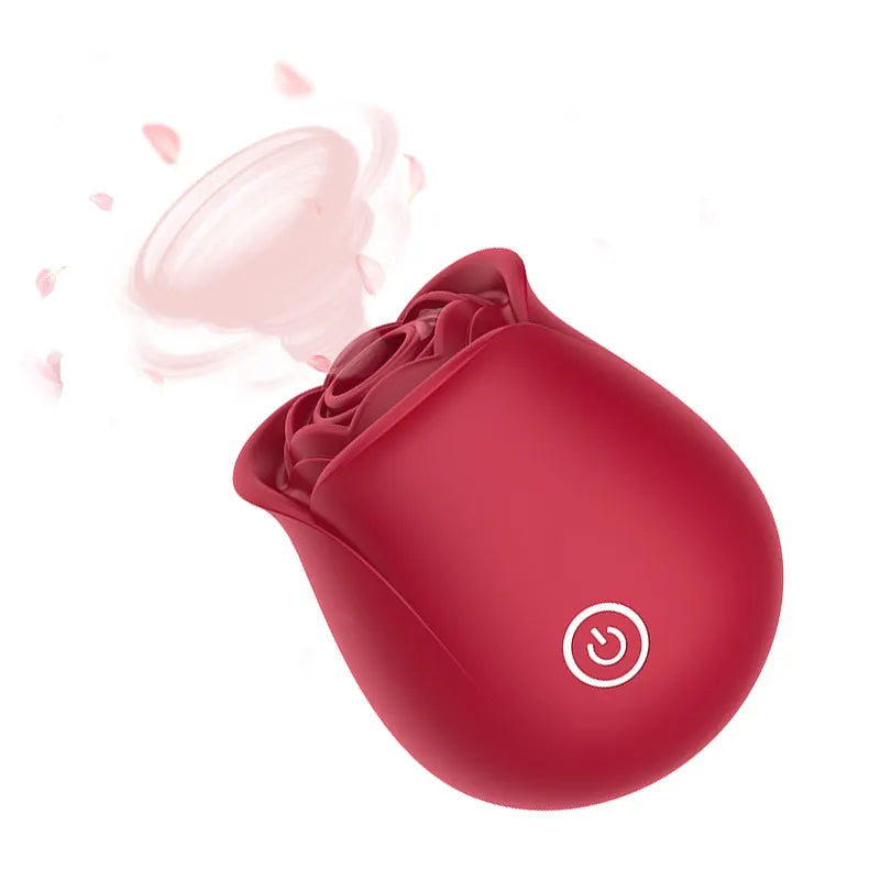 Rose Suction Vibrator with 10 Modes