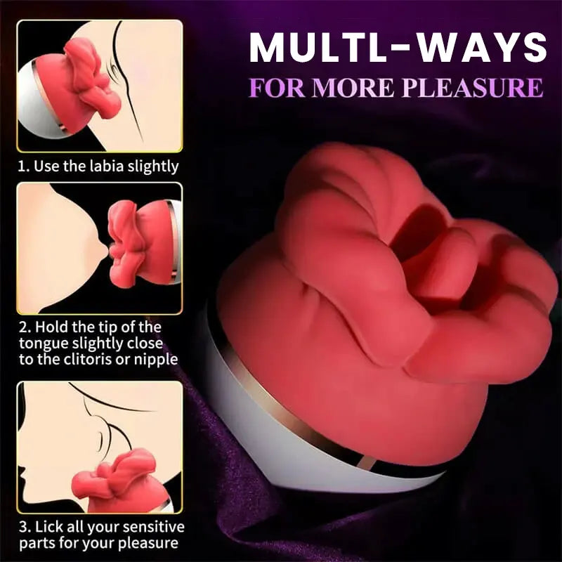 Rose Tongue Sucking Vibrator