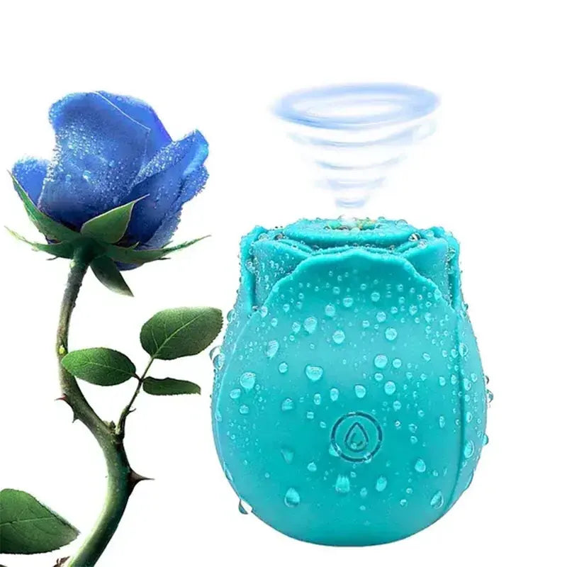 Rose-Shaped Suction Vibrator 