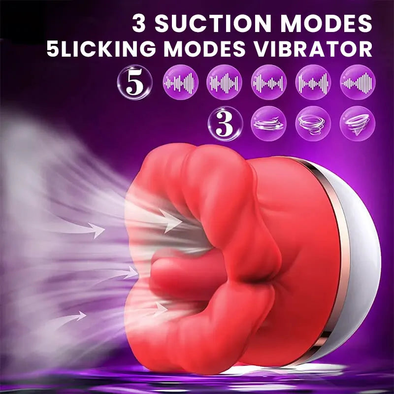 Rose Tongue Sucking Vibrator