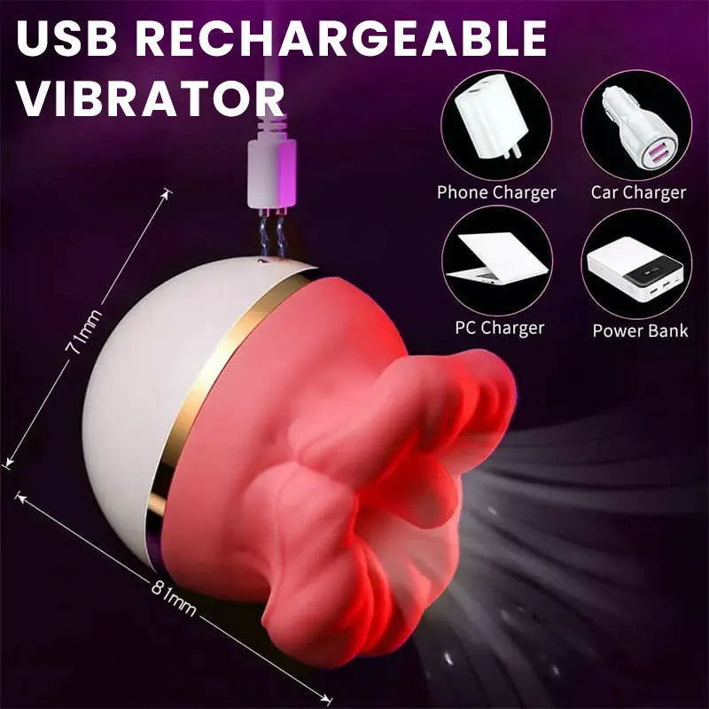 Rose Tongue Sucking Vibrator