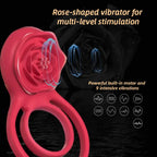 Rose Clitoral Vibrating Cock Ring