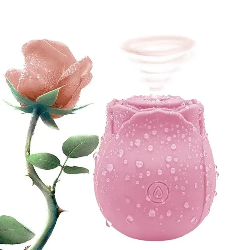 Rose-Shaped Suction Vibrator 