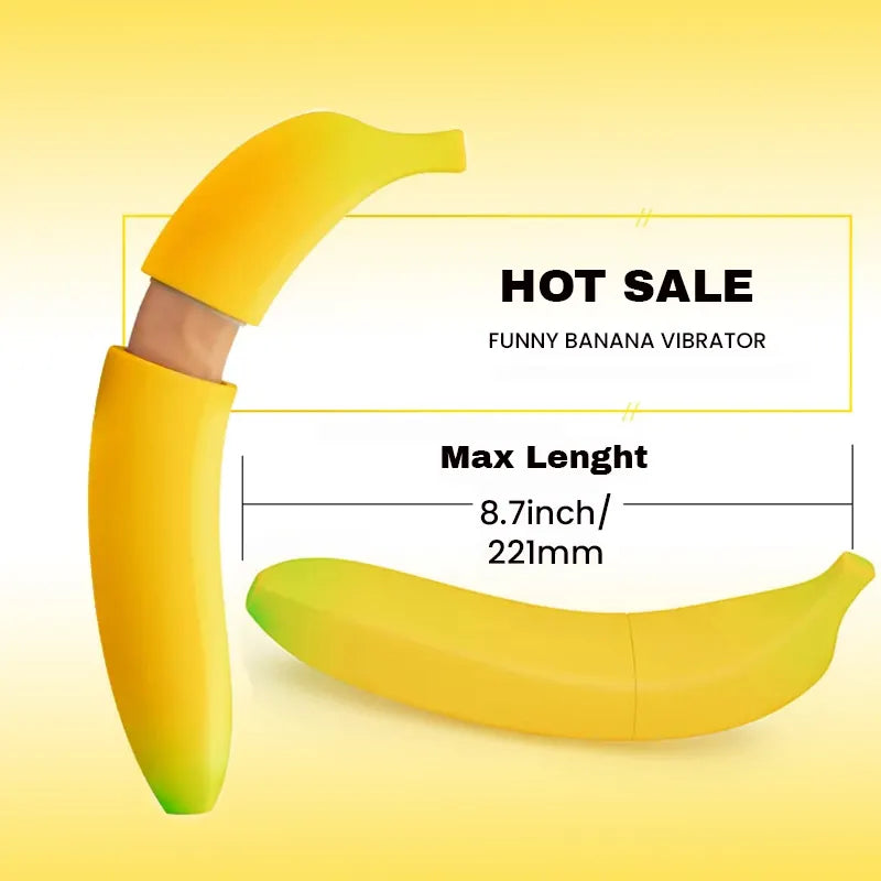 Banana-Shaped Vibrator for Women