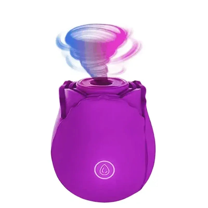 Rose-Shaped Suction Vibrator 